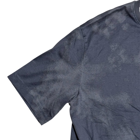 LACOSTE - Menโs Live Loose Fit Tie-Dye Cotton Jersey T-Shirt : Dark Grey, Medium - Picture 4 of 5